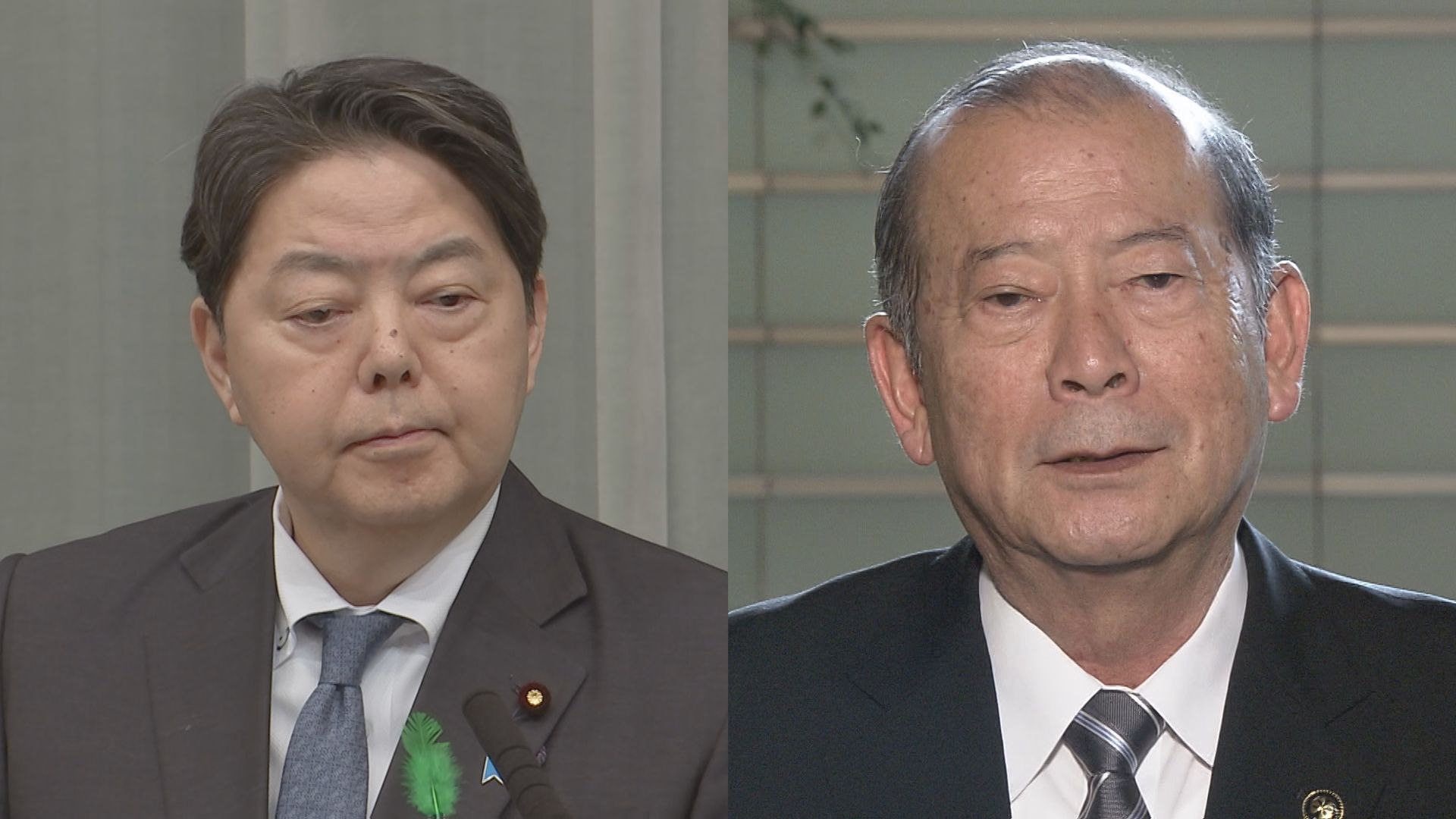 林官房長官　普天間飛行場の早期閉鎖求める沖縄・宜野湾市長に「辺野古移設を推進する」