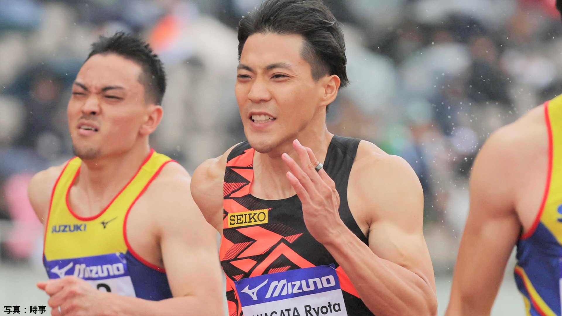 男子100m山縣亮太、大会前から右足に痛み「自分の現在地は低いが、五輪の切符を掴めるように課題を修正したい」