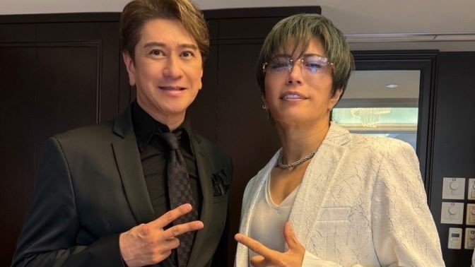 川﨑麻世さん　GACKTさんの生誕祭を訪れ "ストイックな友を見て自分も頑張れる"