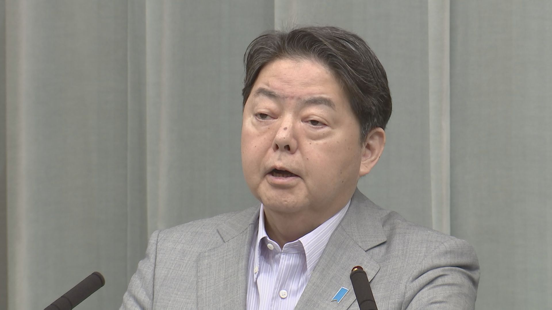 林官房長官「防衛省で漏えい事案あってはならない」 特定秘密の不適切な取り扱いめぐり