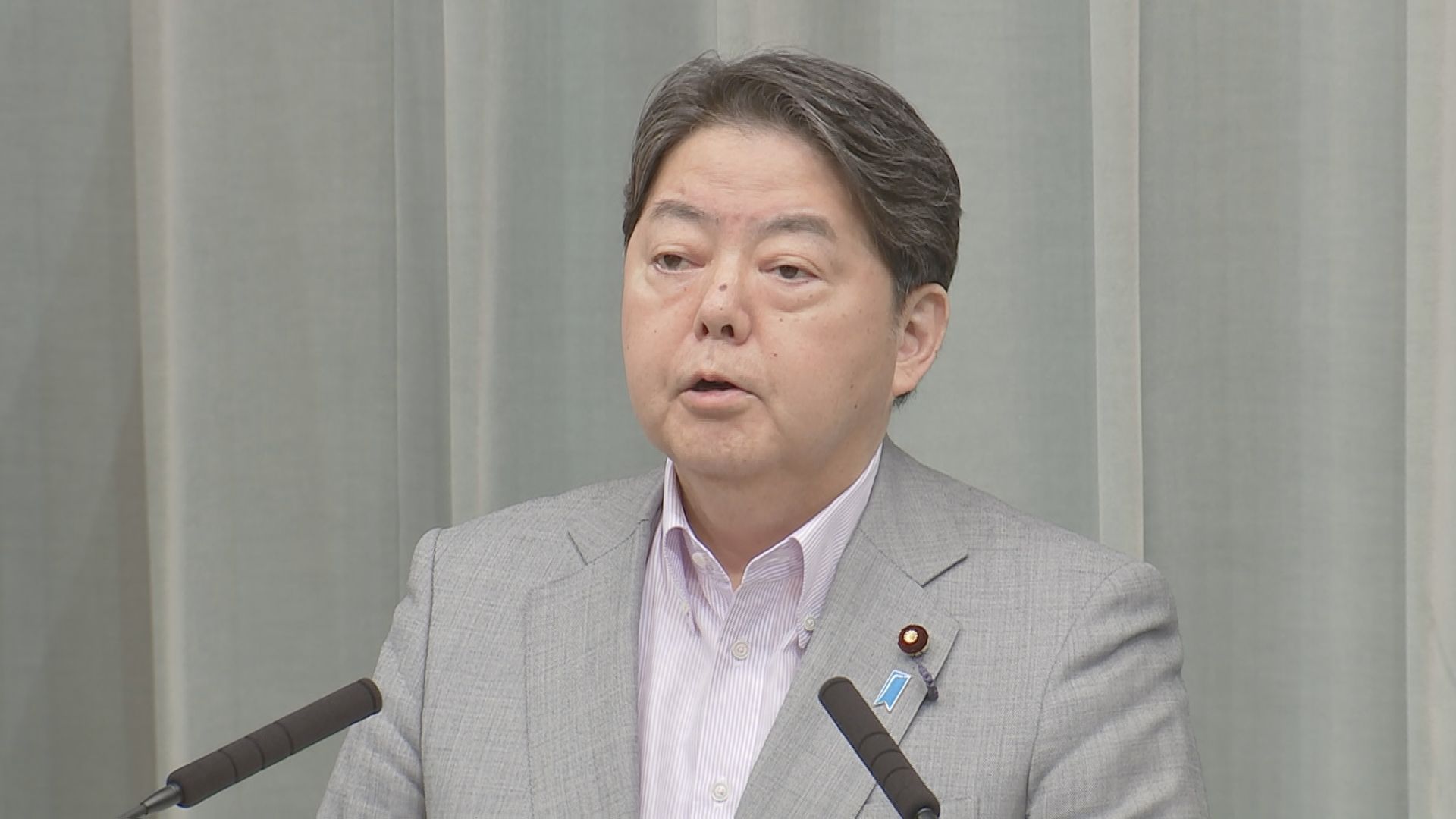 【速報】林官房長官「緊張感をもって市場の動向を注視」日経平均株価急落に