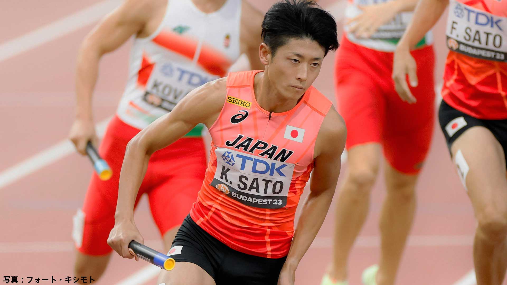 男子4×400mリレー、日本は予選4位もタイムで拾われ20年ぶりの決勝進出！日本新記録2分59秒48をマーク【パリ五輪】