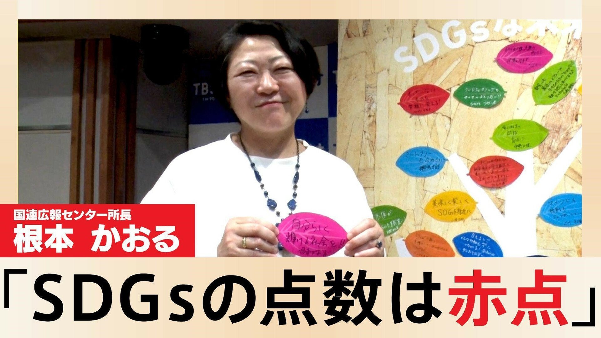 「SDGsは“赤点”」目標達成の2030年まで折り返しも･･･日本の国連幹部が警鐘「順調に進んでいるのは15%」