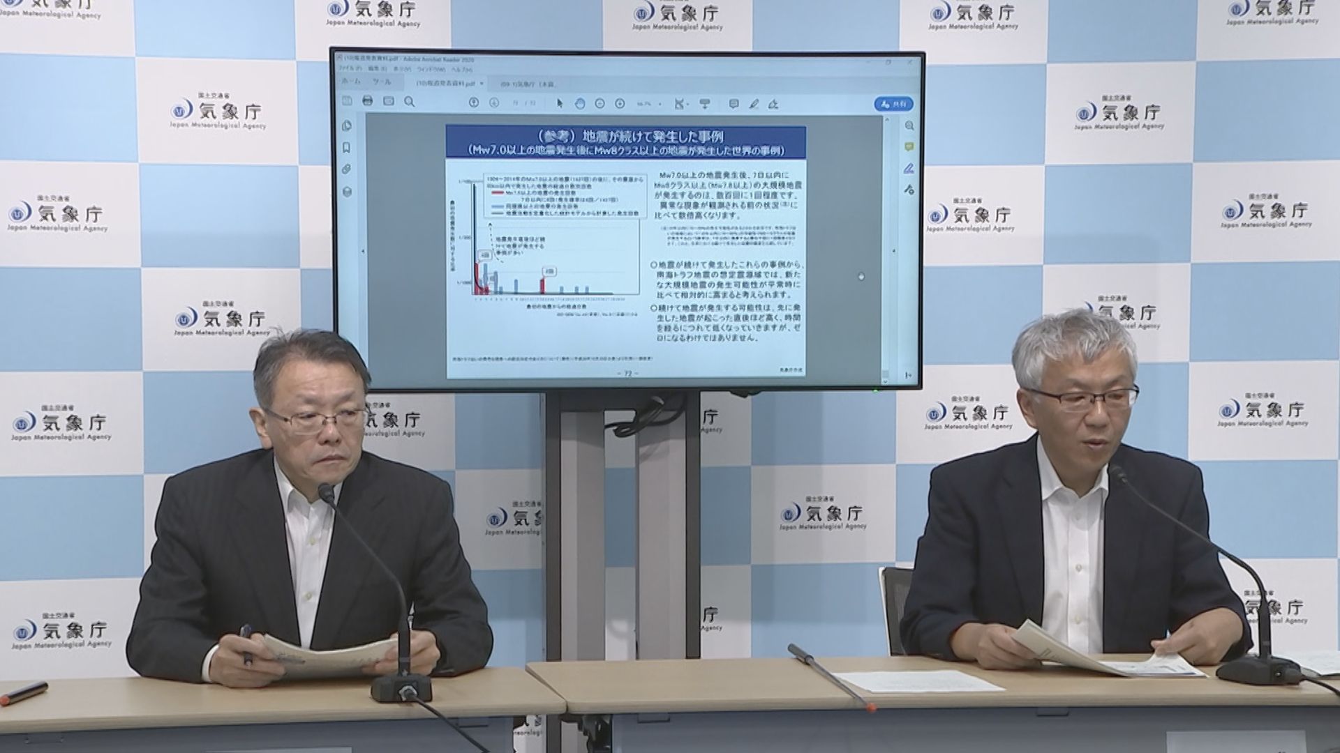 「『巨大地震注意』受けた社会の対応は今後議論を」 評価検討会・平田会長　南海トラフ巨大地震発生の可能性は低下　日頃の備えは継続を　臨時情報発表からまもなく1か月