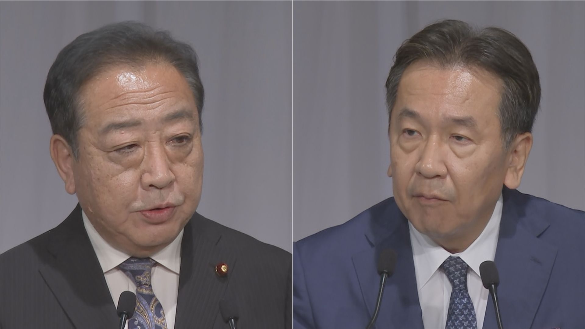 【速報】立憲民主党代表選　野田氏と枝野氏の決選投票へ