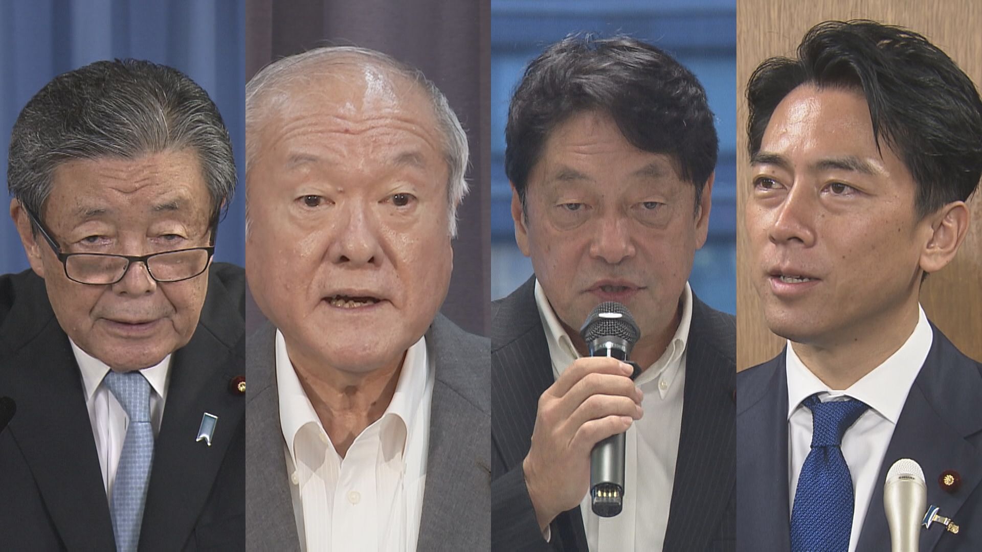 【速報】自民党4役と副総裁などの人事が正式決定 幹事長に森山氏、最高顧問に麻生氏、副総裁に菅氏