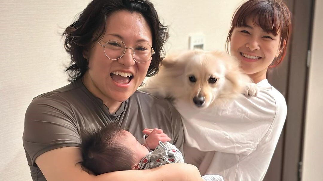 【バービー】村上佳菜子さん＆愛犬＆赤ちゃんでハッピーショット「ずっと顧問感」