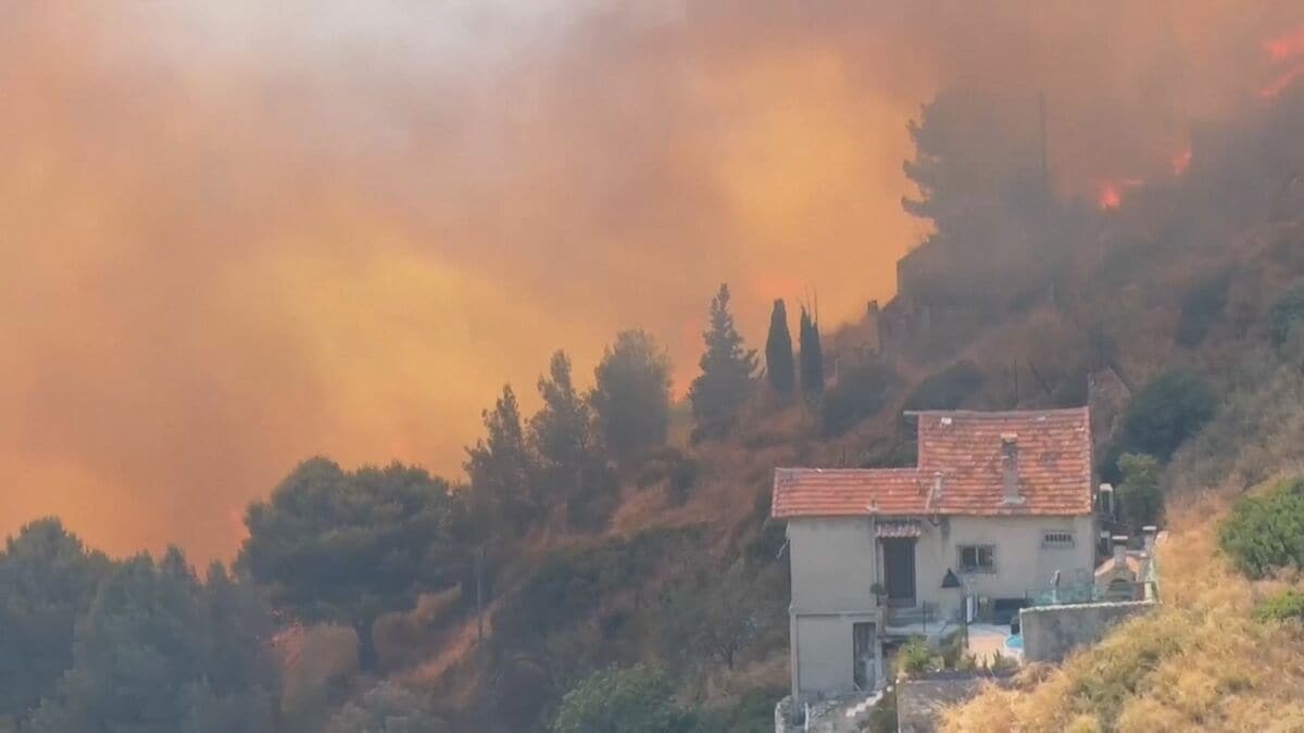 フランス南部マルセイユの山火事　住民ら110人けが　空港は再開