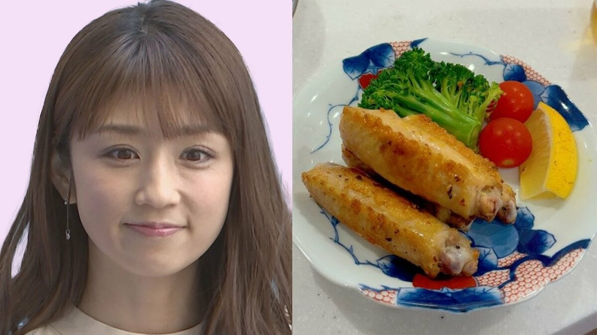 【 小倉優子 】　「ビールが飲みたくなります」黄金色の手羽中料理と久しぶりのデニムコーデを披露