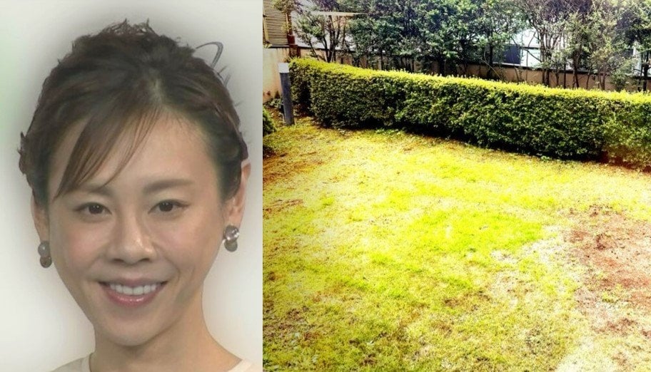 【 高橋真麻 】　「『家』と『庭』と書いて　家庭 と読みますから　常に 家とお庭は綺麗に」　母の教えに従い、庭を手入れ