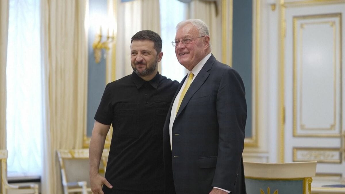 ウクライナのゼレンスキー大統領と米ケロッグ特使が会談 「有意義な議論だった」