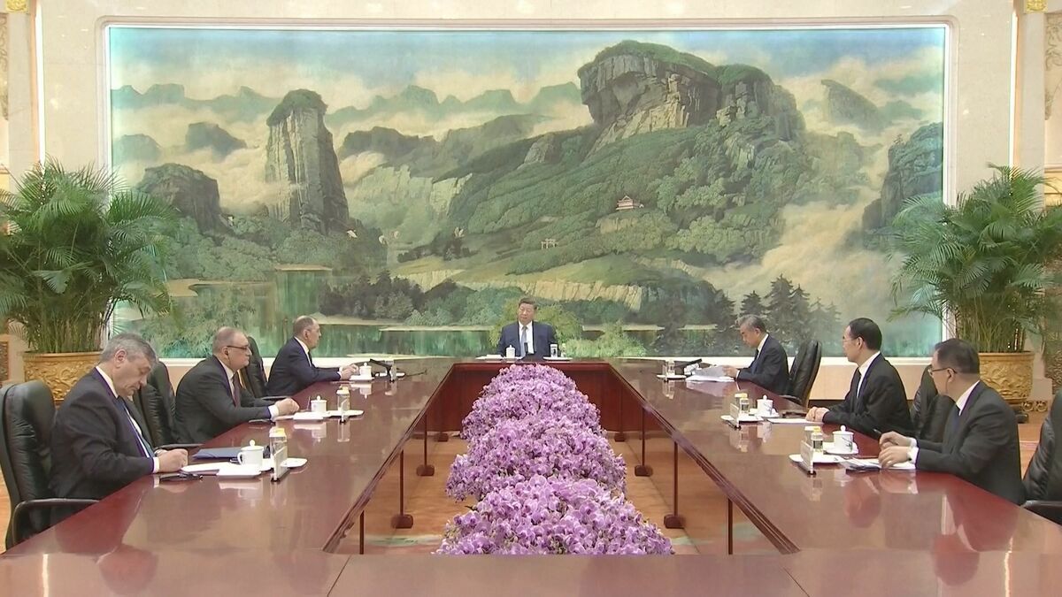 習近平国家主席とロシア外相が会談 両国の連携強化を確認