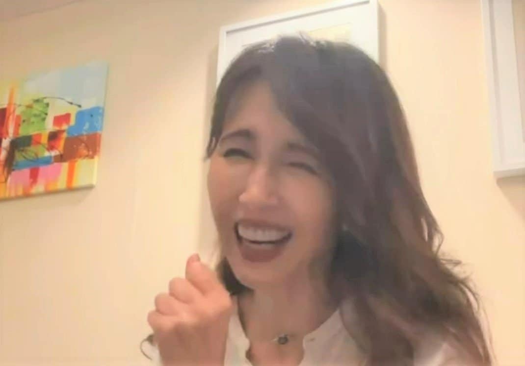 【 工藤静香 】　笑顔で「プロテインデザート」紹介　「koki が　プロテインが苦手な私に、『良いから食べて！美味しいから！』　と、勧めてくれました❤」