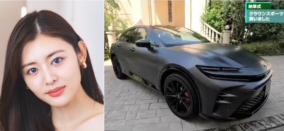 【 古畑星夏 】 トヨタ・新型クラウンに感嘆 「めっちゃかっこいい」「鋭い目がいいなと思った」 「CROWN SPORT RS " THE LIMITED-MATTE METAL " 」