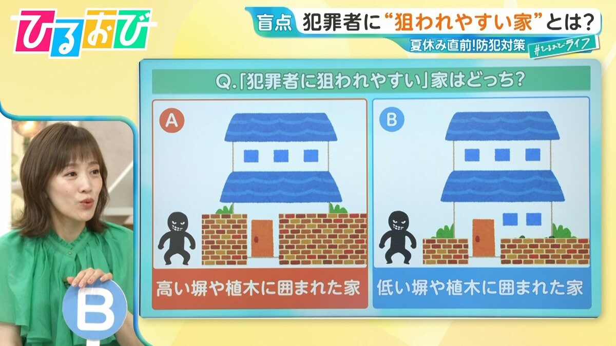 犯罪者に「狙われやすい家」の特徴は?ストリートビューで下見も…専門家に聞く夏の防犯対策【ひるおび】