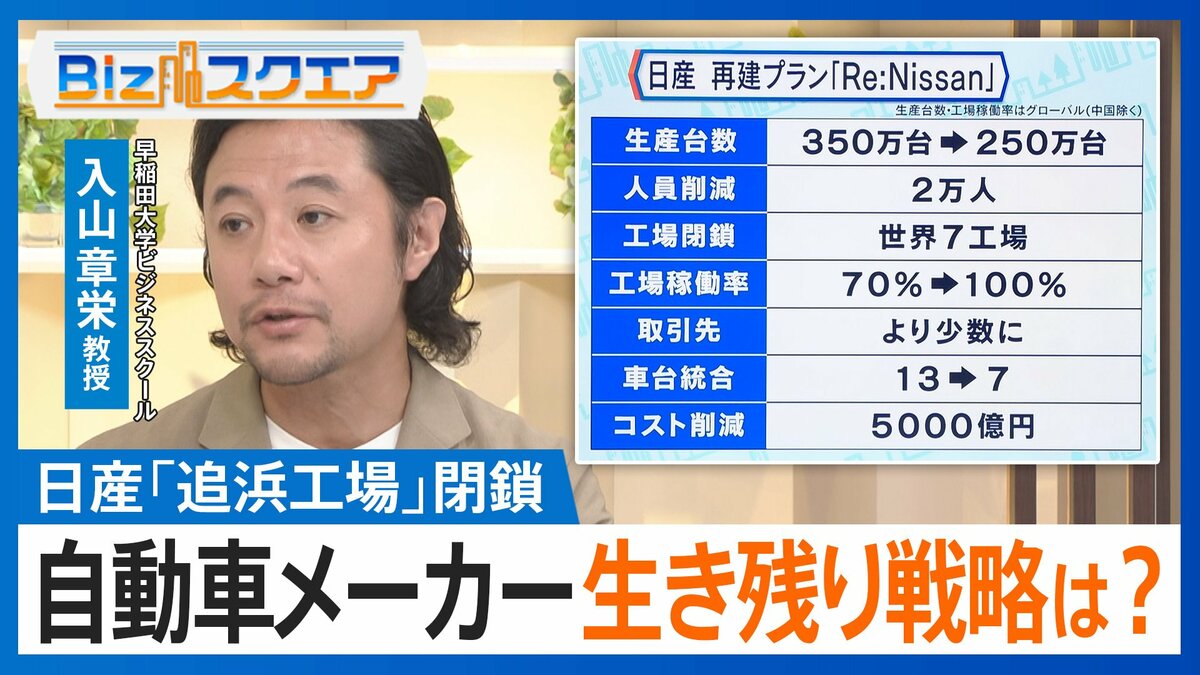 「自動車を諦めるのも1つ」…日産「追浜工場」閉鎖で考える自動車メーカーの生き残り戦略とは？【Bizスクエア】