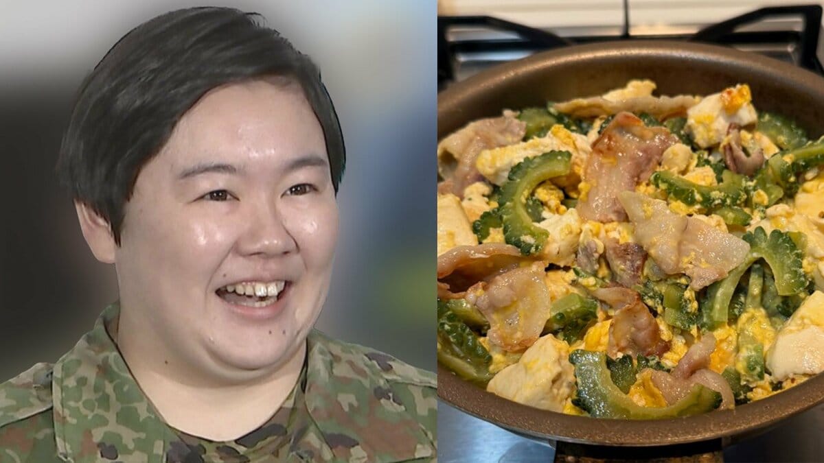 【 やす子 】 「夏なのでゴーヤチャンプル作ったよー」 鮮やかな緑と黄色の夏バテ防止料理 沖縄の栄養満点メニューを披露