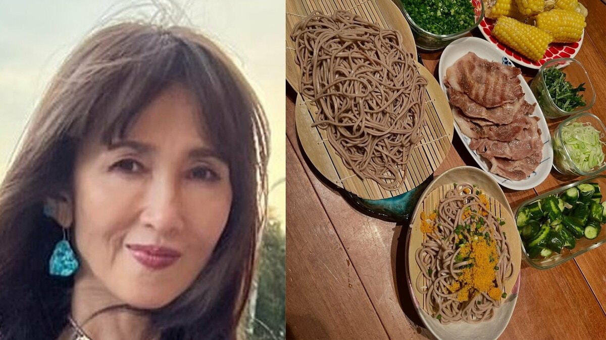 【工藤静香】「冷たく冷やしたお蕎麦は美味しい!」“冷たいお蕎麦”から“カラスミ蕎麦”まで夏のそば料理を披露