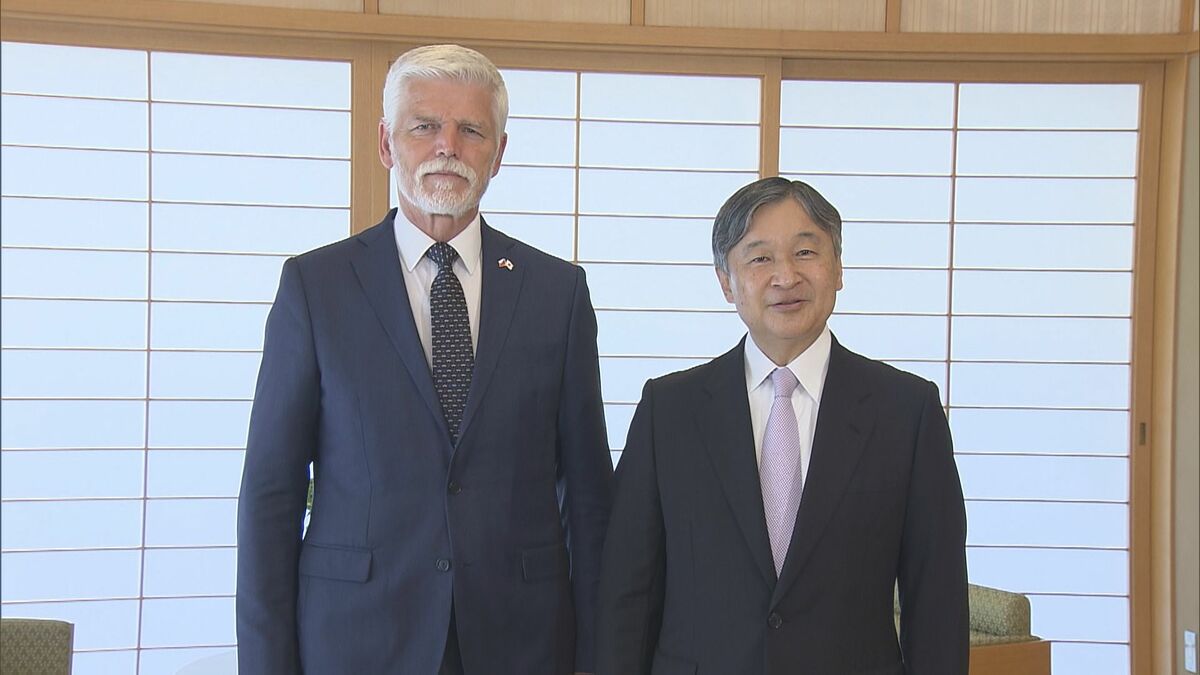 天皇陛下とチェコ大統領が面会 大統領の広島訪問に感謝 1985年のチェコ訪問を振り返られる場面も 皇居・御所