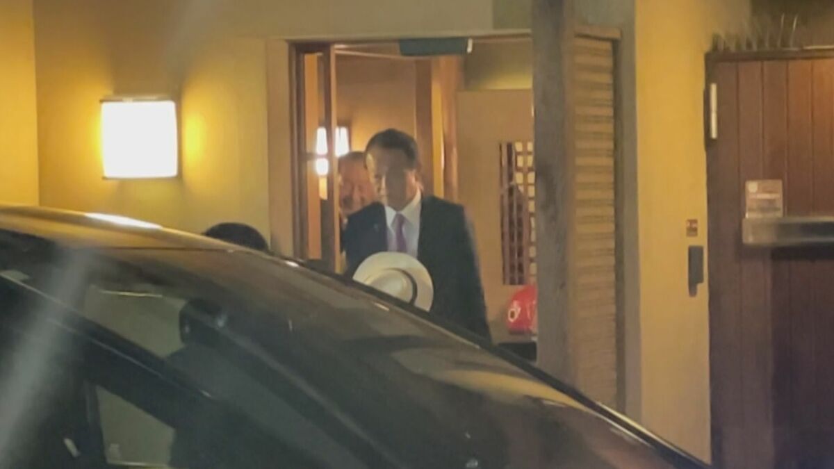 自民・麻生最高顧問ら麻生派幹部が会合 参議院選挙の結果や党内情勢めぐり意見交換か 党内では「石破おろし」の動きも