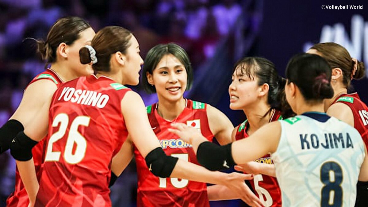 バレー女子日本代表、ブラジルにフルセットで敗れ準決勝敗退 石川真佑「すごく悔しい」3位決定戦はポーランド【ネーションズリーグ】