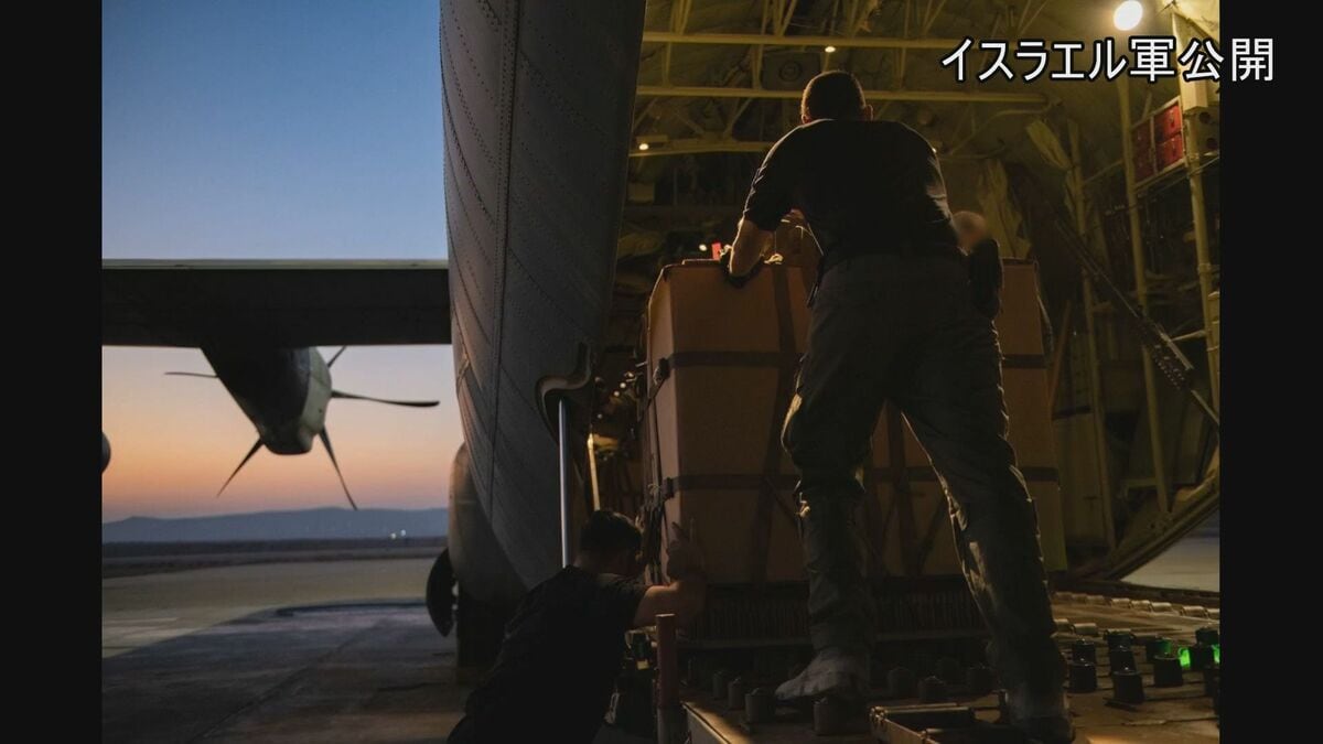 イスラエル ガザへの支援物資の空中投下を再開 人道状況改善に繋がるかは不透明
