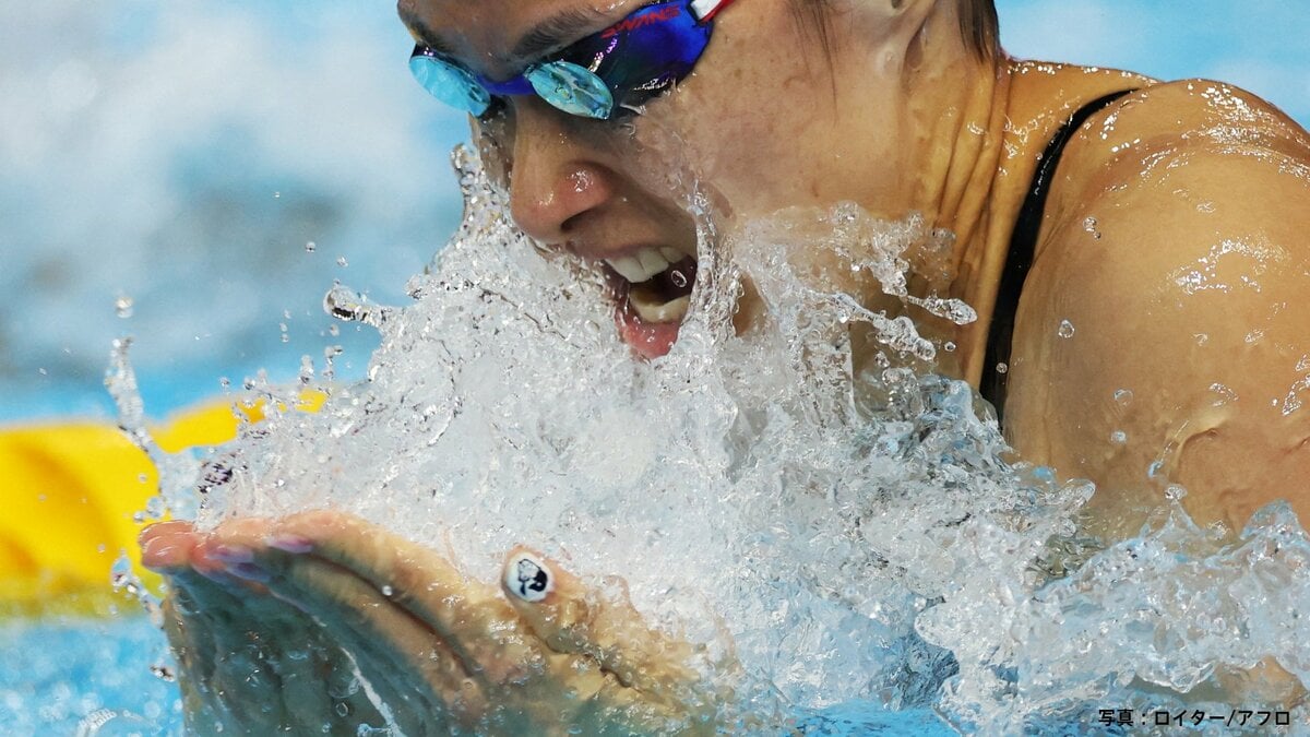 3種目出場の34歳・鈴木聡美、100m平泳ぎは1分06秒13の全体3位で準決勝進出 池江璃花子は100mバタフライで準決勝敗退【世界選手権】
