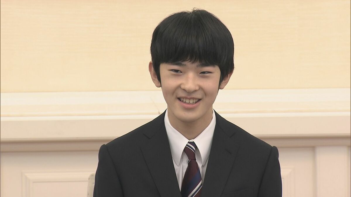 悠仁さま 9月6日に最高位の勲章「大勲位菊花大綬章」の授与が閣議で決定 父・秋篠宮さま以来40年ぶりの成年式実施へ