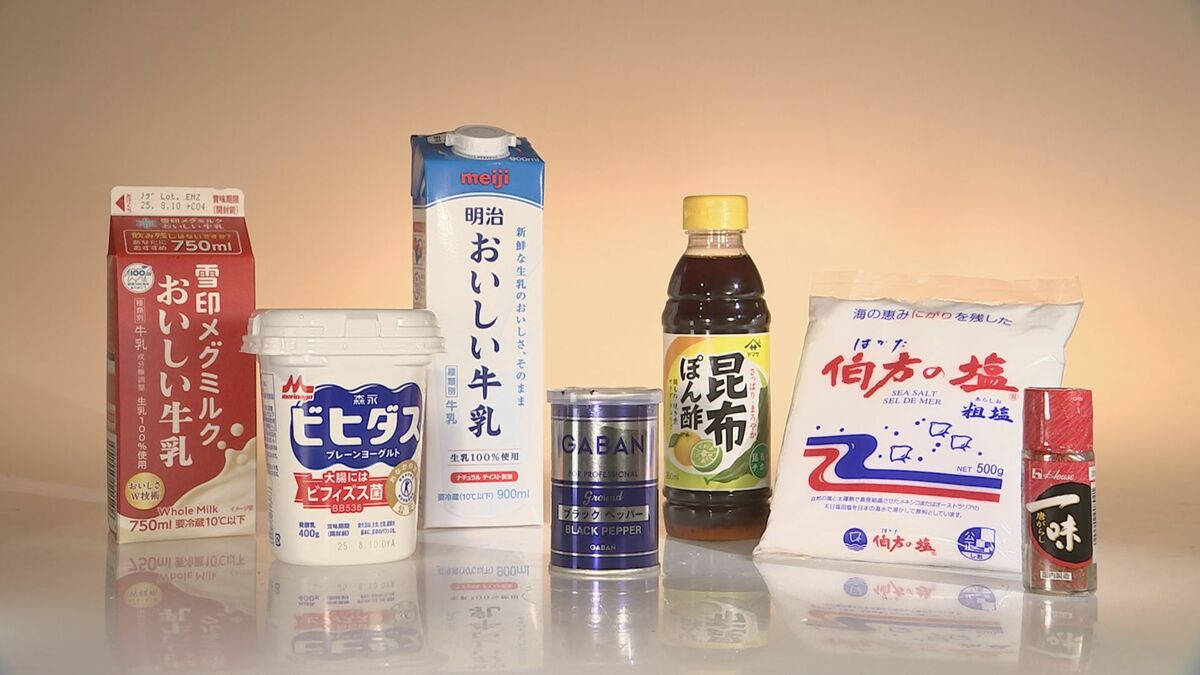8月に値上げの食品1000品目超 「調味料」や「乳製品」など多く