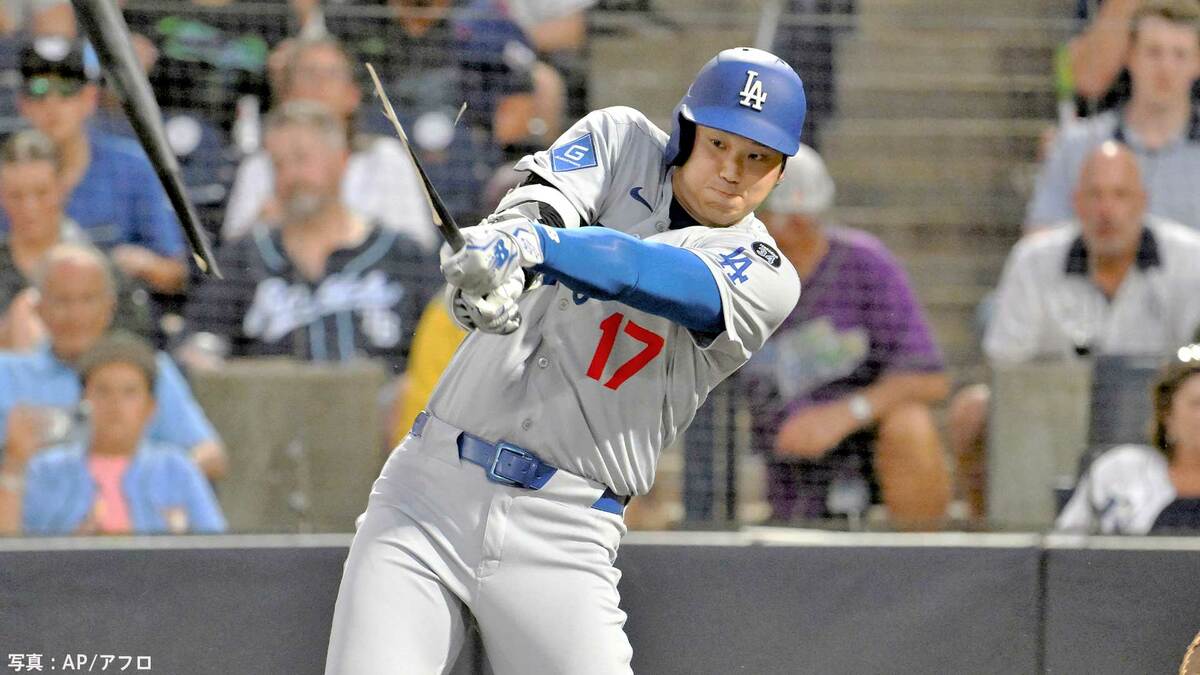 大谷翔平、4試合ぶりマルチ安打!ド軍4月21日以来の完封勝ち、カーショーが6回無失点の好投で5勝目