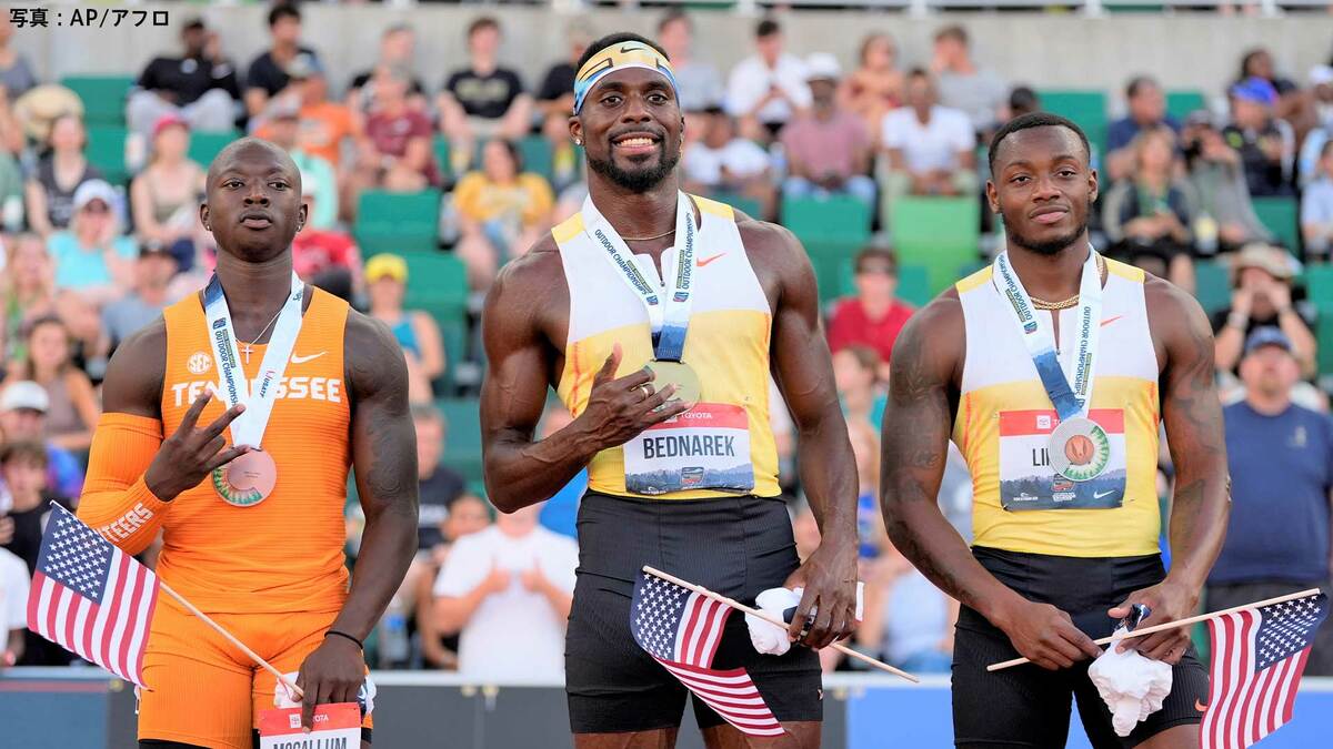 男子100m ベドナレクが自己新9秒79で全米王者に ! ブロメル&コールマンは代表権逃す【陸上・全米選手権】