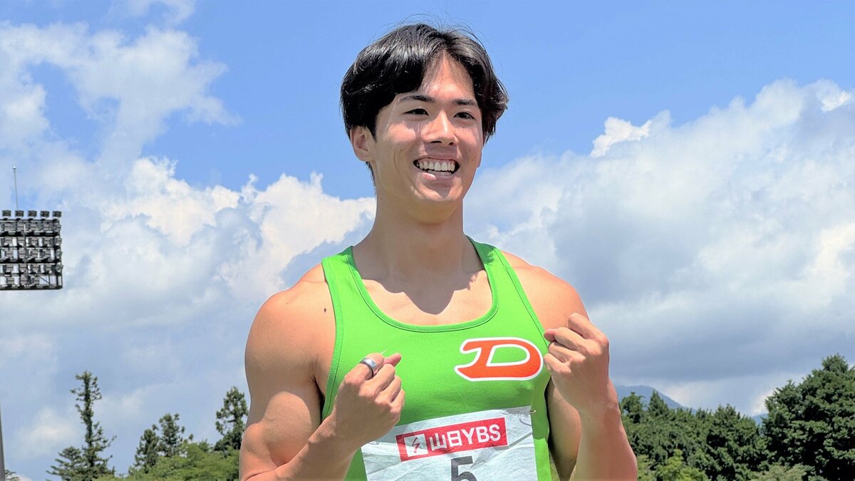 10秒00の守祐陽「(記録)出すならここだ」桐生祥秀の9秒台に刺激→参加標準突破の快走「足が吹っ飛びそうな感じがあった」