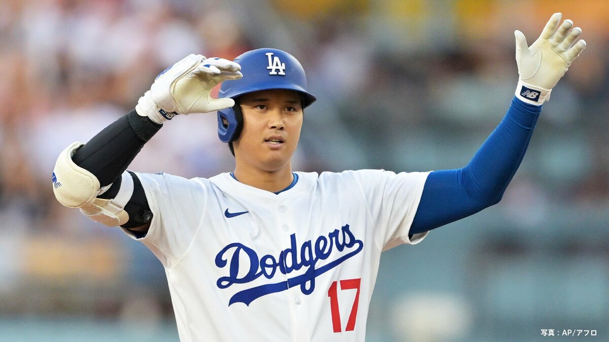 ド軍12得点で大勝!大谷翔平、メジャー通算1000安打に王手 8月3度目マルチで両リーグトップ独走の105得点目