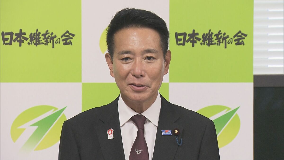 【速報】維新・前原共同代表が辞意を表明 参院選の結果受け