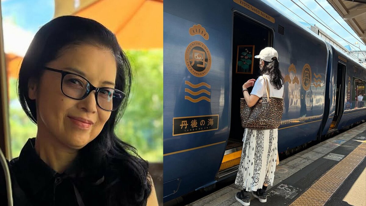 【 藤あや子 】 「夏の京都と嵯峨野で涼を感じました」特急列車「丹後の海」で巡る世界遺産とアフタヌーンティーを満喫する京都の夏旅