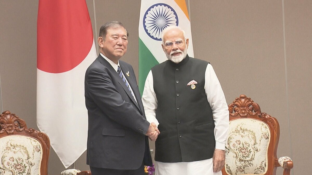【独自】石破総理 29日にインド・モディ首相と会談 インド初の高速鉄道計画に新幹線新型車両導入で合意の見通し 共に東北新幹線で宮城県訪問も