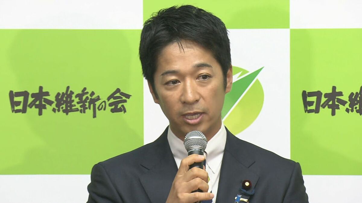 【速報】日本維新の会 新たな共同代表に藤田前幹事長を選出