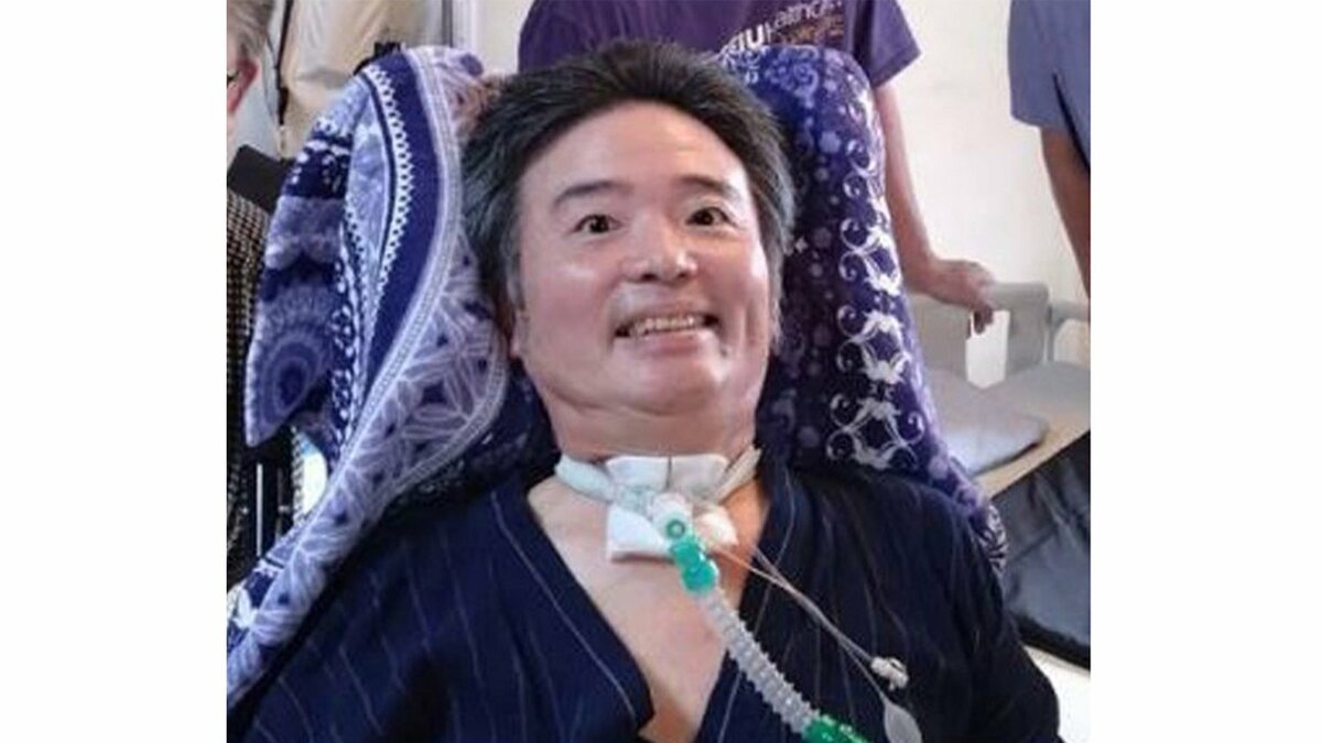 【ニャンちゅう】　声優・津久井教生さん　新しい車椅子を紹介「私の乗り心地はバッチリです　呼吸器を下に乗せて電源も乗せて部屋から出られるようになりました」【ＡＬＳ闘病】