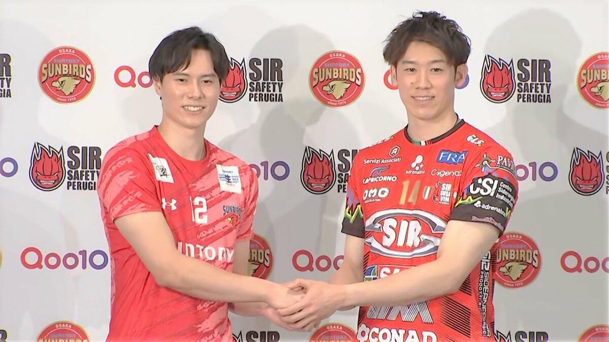 石川祐希“ペルージャ” vs 髙橋藍“サントリー”が初対決 石川「全くイメージができない」【ワールドチャレンジS】