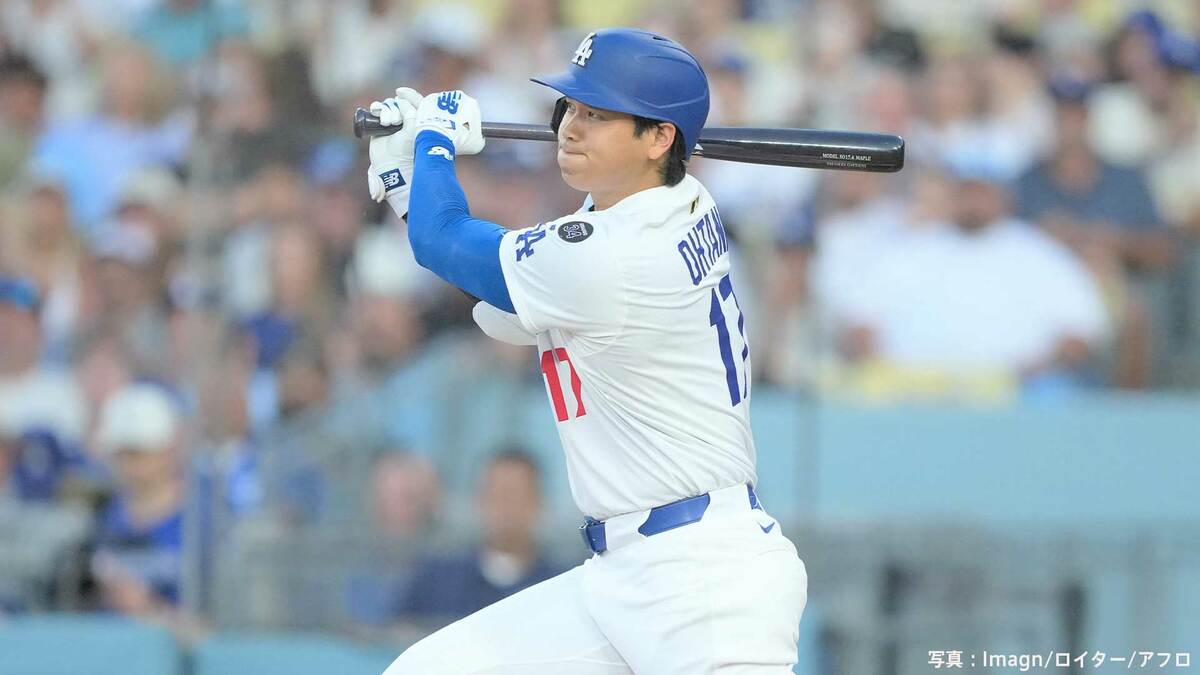 大谷翔平、今季9度目の3安打!カーショー“レジェンド対決”制し6勝目、ベッツが逆転2ランでスタジアム大歓声