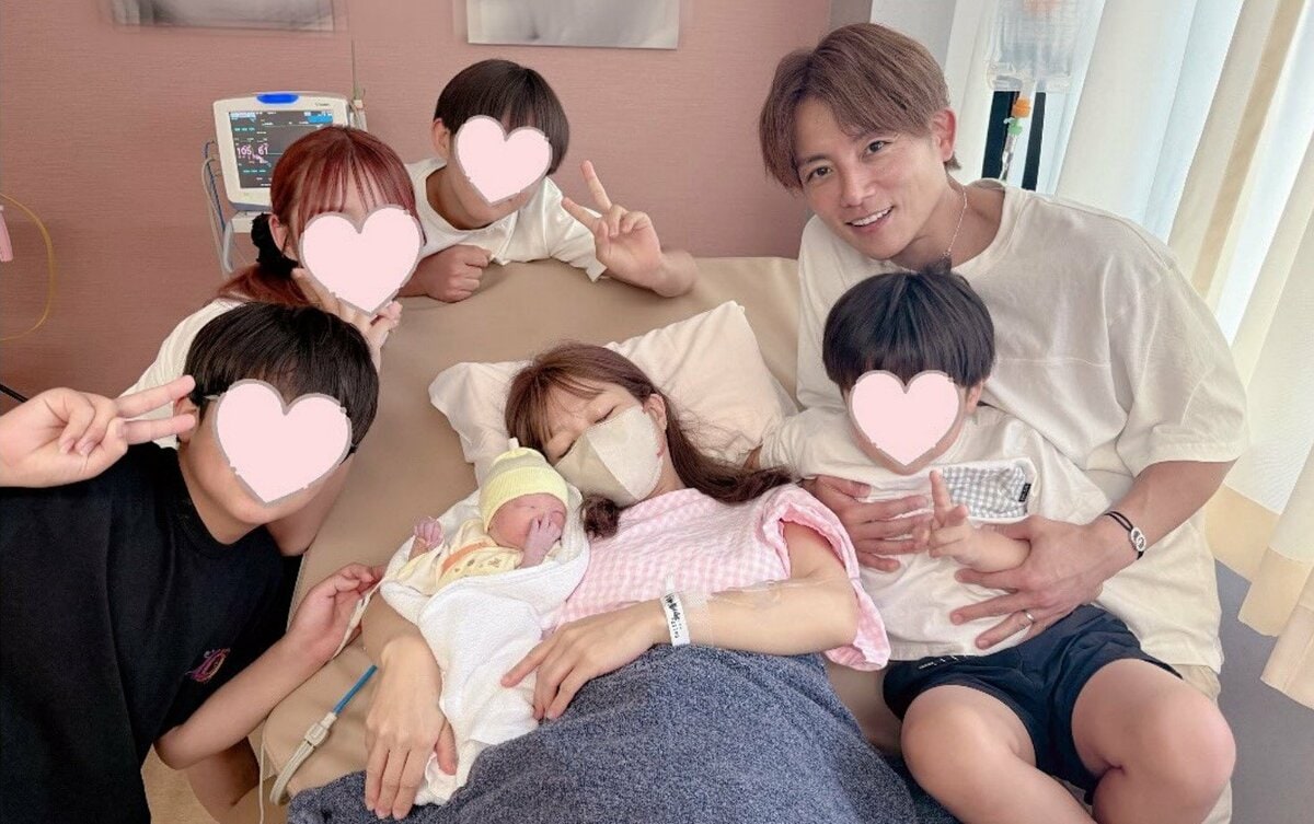 【 辻希美 】 第5子を出産 「18年ぶりの小さな小さな女の子」「家族みんなに囲まれての出産をすることができ、最高に幸せなお産でした♥♥」