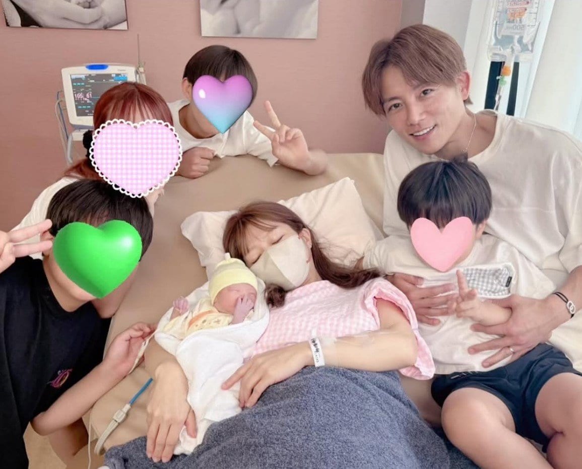 【 杉浦太陽 】 第5子誕生に笑顔 妻・辻希美さんへ 「のん!お疲れさま。そして、ありがとう」 「その瞬間の光景は、私たち家族にとって、一生色あせない宝物に」