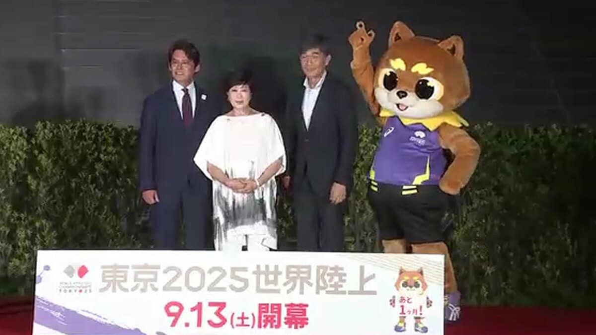 織田裕二さん「ひとつ残らずこの目に焼き付けたい」東京2025世界陸上開幕まで1か月、東京スカイツリーが「江戸紫」色に