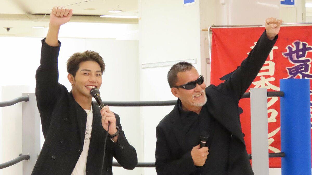 【 武知海青 】　レジェンド蝶野に　「圧倒されてます」　アンドレの展示には　「戦う勇気が持てないかも」