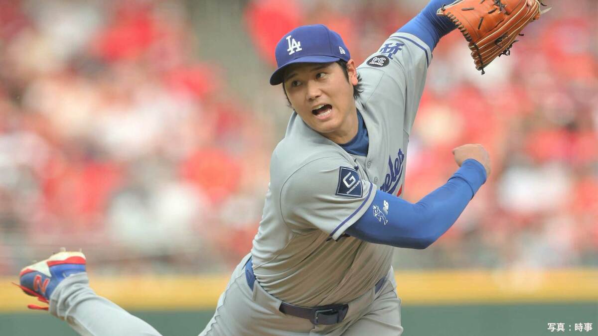 大谷翔平、トラウトを“スイーパー”で見逃し三振!WBC決勝以来の夢の対決、初回“打者大谷”はいきなり三塁打→先制のホーム