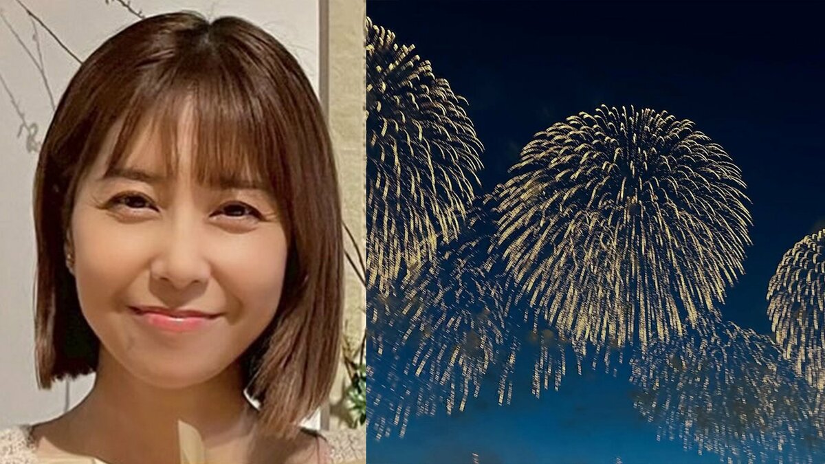 【 緒方かな子 】　家族と “ 長岡まつり大花火大会 ” を初体験　「平和の尊さを花火を通じて感じる事が出来ました」　戦後復興の想いに触れる感動の夜