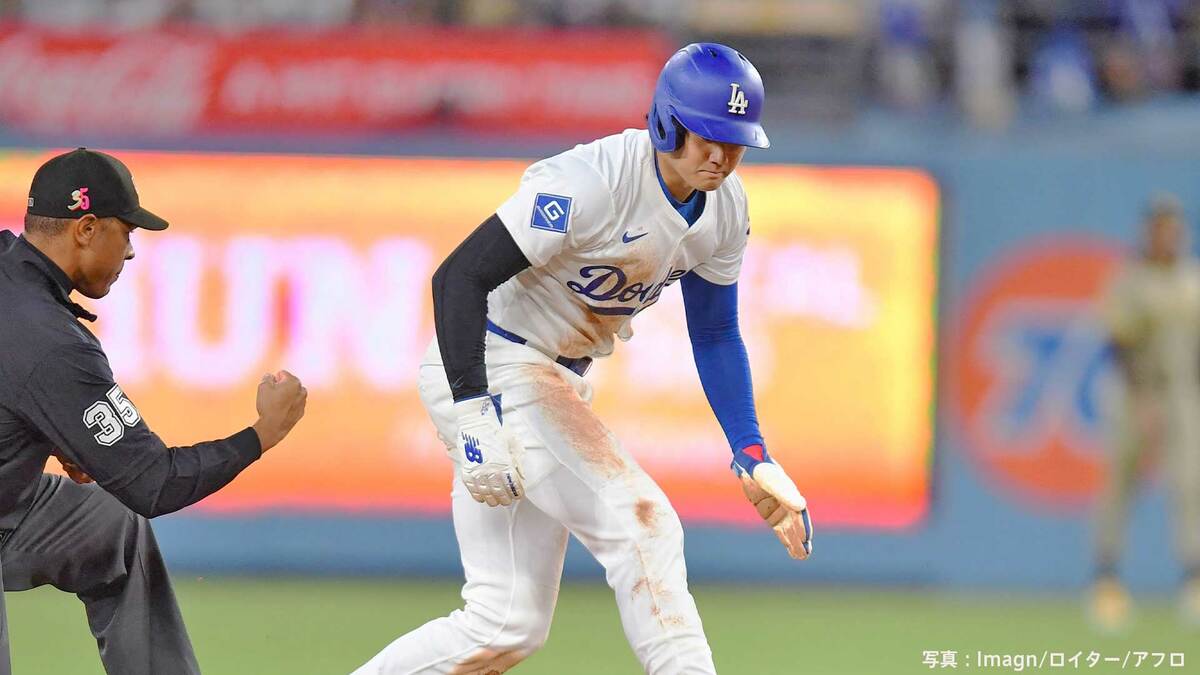 大谷翔平、1打点で勝利貢献も13試合ぶりノーヒット ド軍逆転勝ちでパドレスと同率首位に、カーショーは6回1失点で7勝目