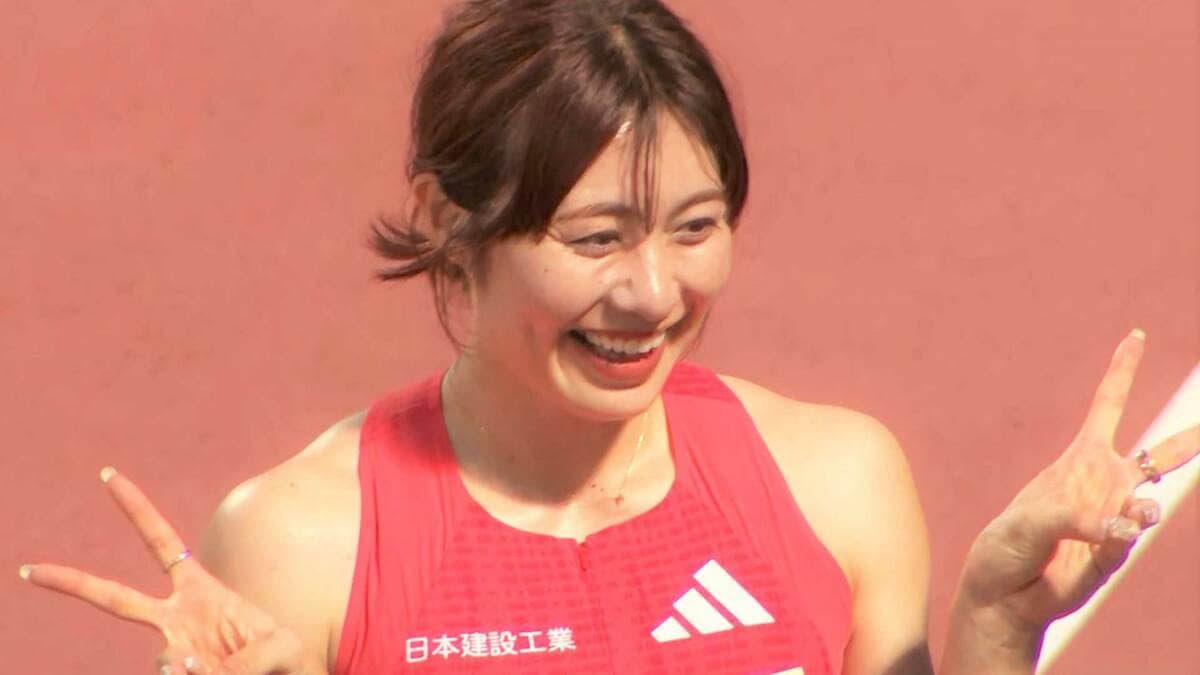 女子100mH 福部真子「毎日のように熱が」原因不明の病と戦いながら参加標準記録突破「世界の猛者たちと戦えるように」