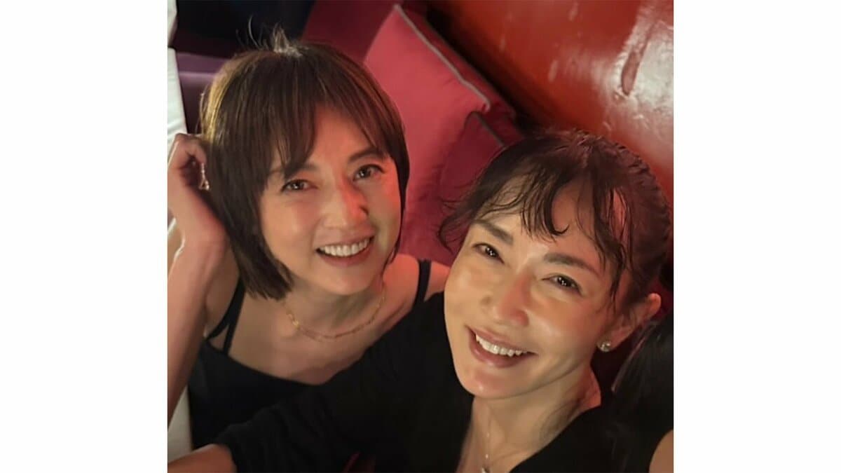 【 高岡早紀 & 長谷川京子 】 「女史会最高!超超久しぶり」 豪華2ショット 久々の再会に笑顔