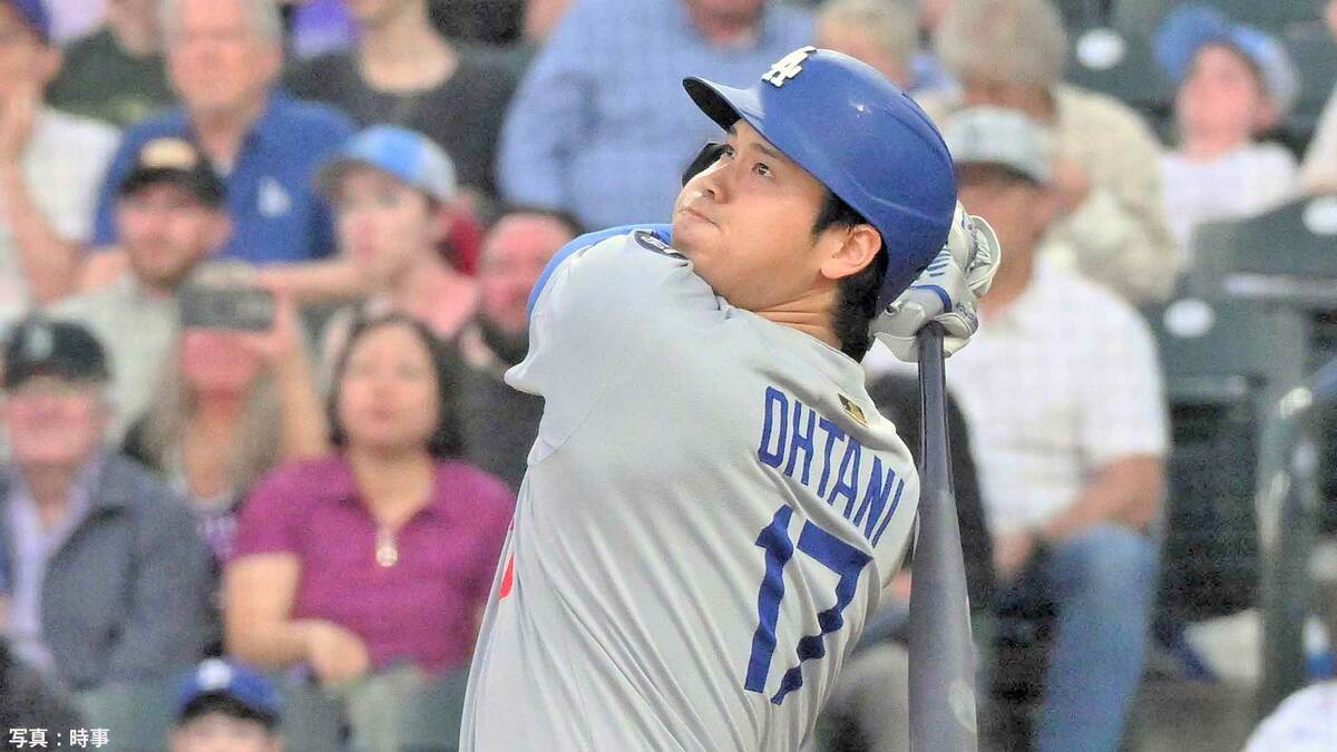 大谷翔平 6試合ぶり44号！リーグ首位シュワーバーにすぐさま追いつく、昨年より10試合早いペースに